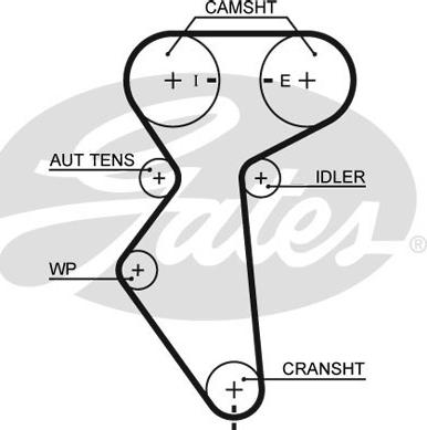 Gates K015419XS - Timing Belt Set onlydrive.pro