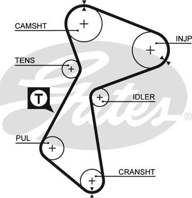 Gates 5485 - Timing Belt onlydrive.pro