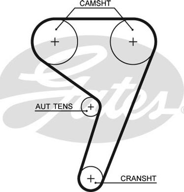 Gates K025433XS - Timing Belt Set onlydrive.pro