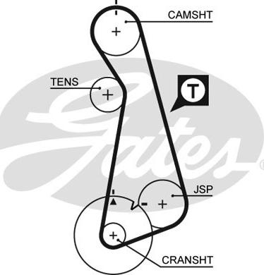 Gates K015424XS - Timing Belt Set onlydrive.pro