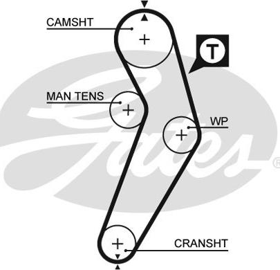 Gates 5473XS - Timing Belt onlydrive.pro