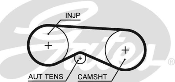 Gates KP1TH15557XS-1 - Vesipumppu + jakohihnasarja onlydrive.pro