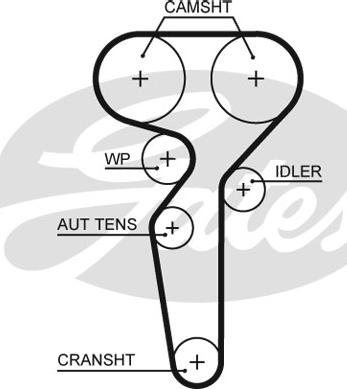 Gates K015685XS - Timing Belt Set onlydrive.pro