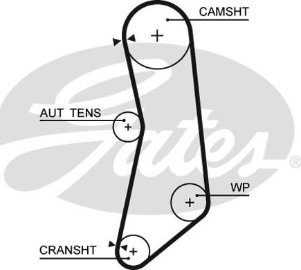 Gates 5627XS - Timing Belt onlydrive.pro