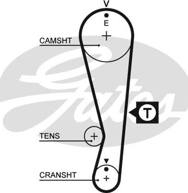 Gates 5318XS - Timing Belt onlydrive.pro