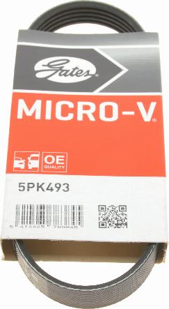 Gates 5PK493 - Ķīļrievu siksna onlydrive.pro