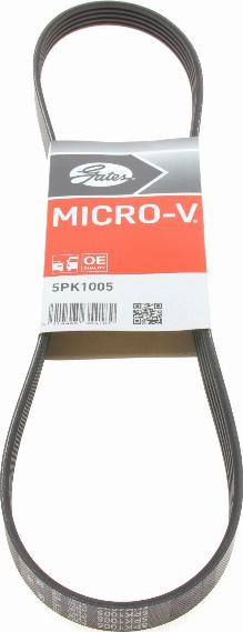 Gates 5PK1005 - Ķīļrievu siksna onlydrive.pro