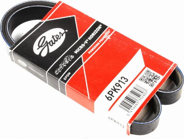 Gates 6PK913 - V-Ribbed Belt onlydrive.pro