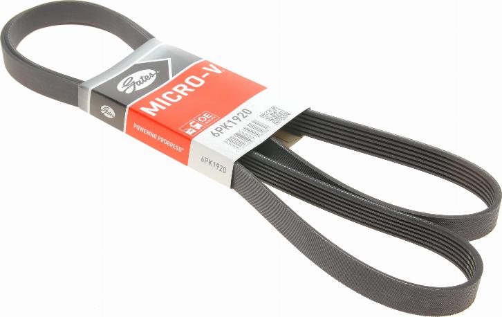 Gates 6PK1920 - V formos rumbuoti diržai onlydrive.pro