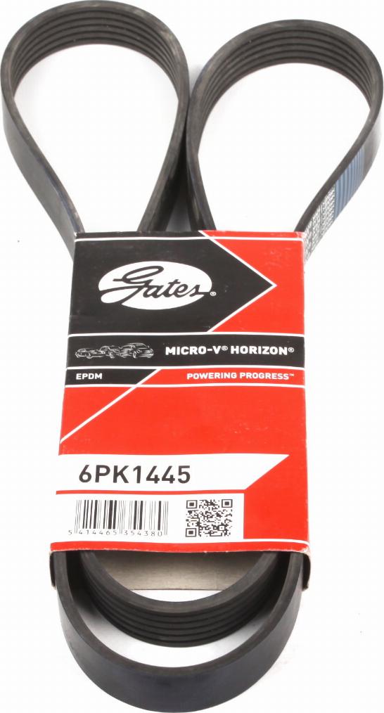 Gates 6PK1445 - V formos rumbuoti diržai onlydrive.pro