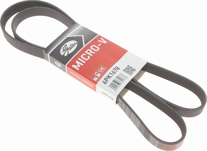 Gates 6PK1678 - V formos rumbuoti diržai onlydrive.pro