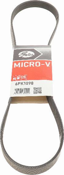 Gates 6PK1098 - V formos rumbuoti diržai onlydrive.pro