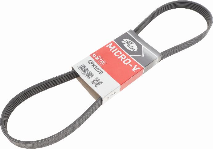 Gates 6PK1078 - V formos rumbuoti diržai onlydrive.pro