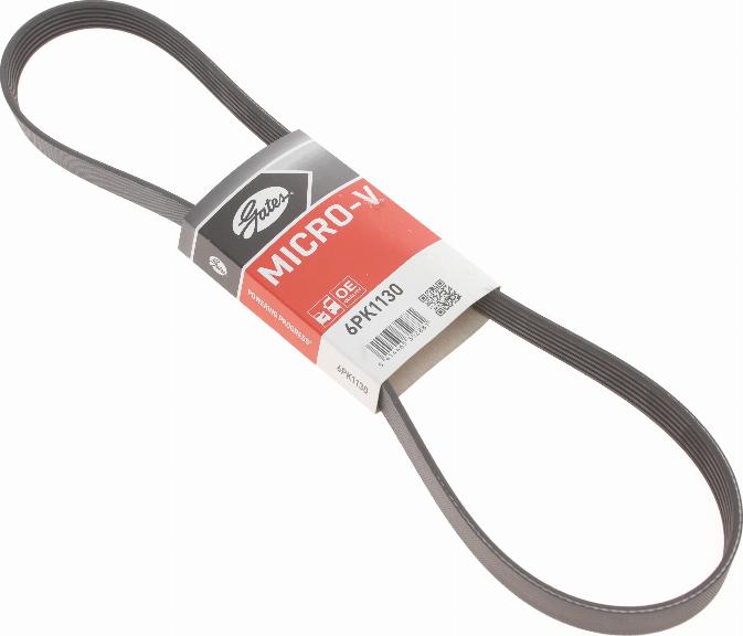 Gates 6PK1130 - V formos rumbuoti diržai onlydrive.pro