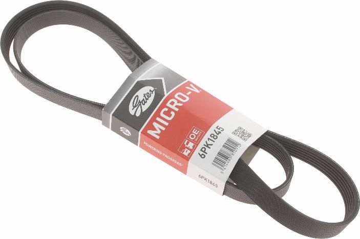 Gates 6PK1845 - V formos rumbuoti diržai onlydrive.pro