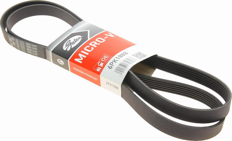 Gates 6PK1888 - V-Ribbed Belt onlydrive.pro