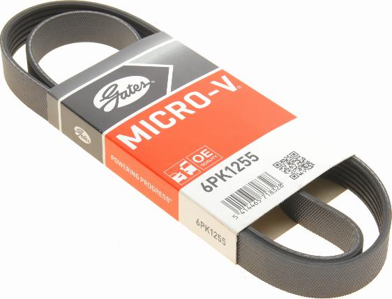 Gates 6PK1255 - Ķīļrievu siksna onlydrive.pro