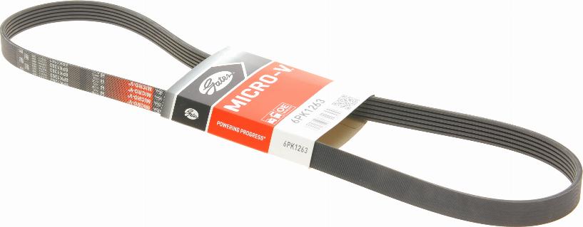 Gates 6PK1263 - Ķīļrievu siksna onlydrive.pro