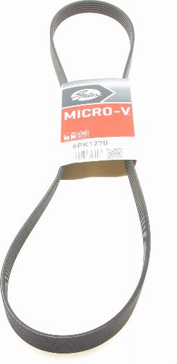 Gates 6PK1270 - V-Ribbed Belt onlydrive.pro