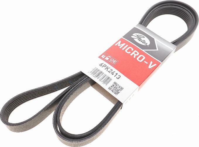 Gates 6PK2413 - V formos rumbuoti diržai onlydrive.pro