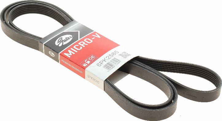 Gates 6PK2585 - Ķīļrievu siksna onlydrive.pro