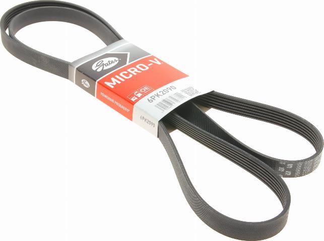 Gates 6PK2090 - V formos rumbuoti diržai onlydrive.pro