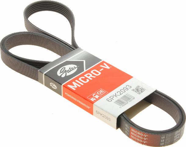 Gates 6PK2093 - V formos rumbuoti diržai onlydrive.pro