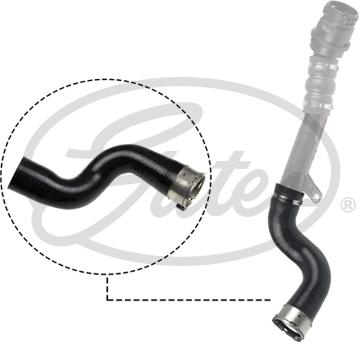 Gates 09-0525 - Charger Intake Air Hose onlydrive.pro