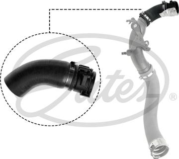 Gates 09-0527 - Charger Intake Air Hose onlydrive.pro