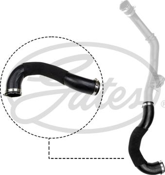 Gates 09-1366 - Charger Intake Air Hose onlydrive.pro