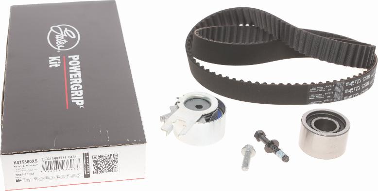 Gates K015580XS - Timing Belt Set onlydrive.pro