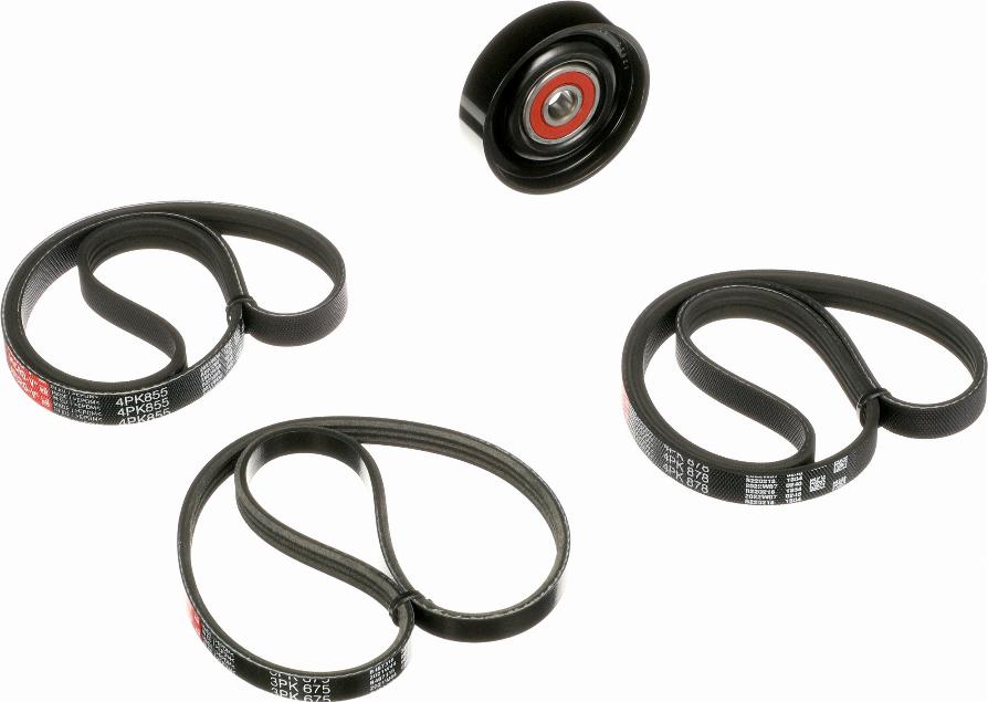 Gates K074PK878 - V-Ribbed Belt Set onlydrive.pro