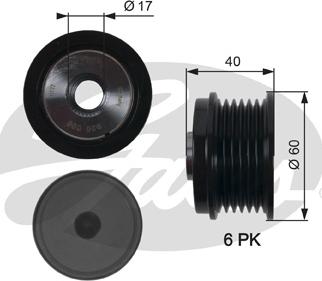 Gates OAP7154 - Skriemulys, kintamosios srovės generatorius onlydrive.pro