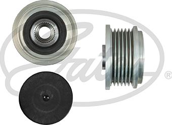 Gates OAP7256 - Pulley, alternator, freewheel clutch onlydrive.pro