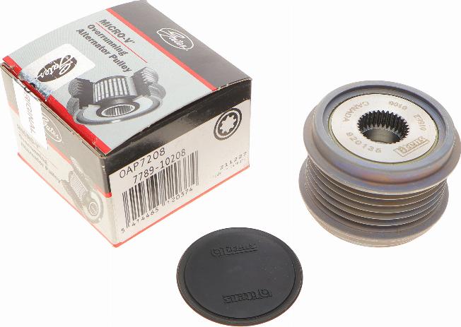 Gates OAP7208 - Pulley, alternator, freewheel clutch onlydrive.pro