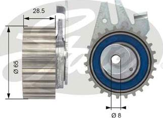 Gates T43044 - Tensioner Pulley, timing belt onlydrive.pro