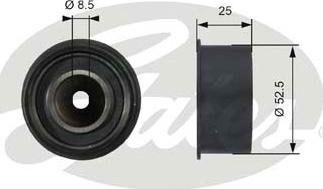 Gates T42076 - Ohjainrulla, hammashihna onlydrive.pro