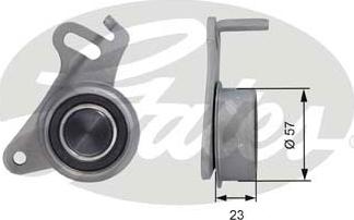 Gates T42130 - Įtempiklio skriemulys, paskirstymo diržas onlydrive.pro