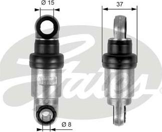 Gates T39097 - Vibration Damper, v-ribbed belt onlydrive.pro