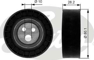 Gates T36016 - Pulley, v-ribbed belt onlydrive.pro