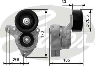 Gates T38421 - Hihnankiristin, moniurahihna onlydrive.pro