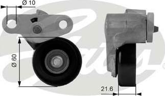 Gates T38159 - Belt Tensioner, v-ribbed belt onlydrive.pro