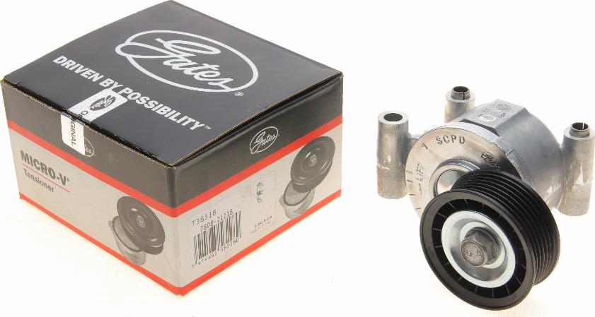 Gates T38318 - Belt Tensioner, v-ribbed belt onlydrive.pro