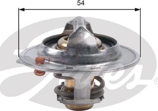 Gates TH45390G1 - Coolant thermostat / housing onlydrive.pro