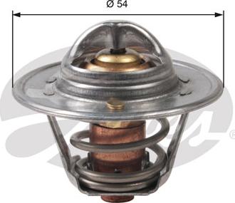 Gates TH45790G1 - Termostatas, aušinimo skystis onlydrive.pro