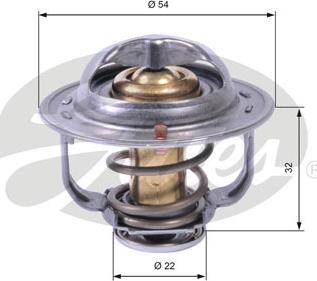 Gates TH42589G1 - Coolant thermostat / housing onlydrive.pro