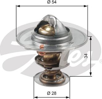 Gates TH47685G1 - Termostats, Dzesēšanas šķidrums onlydrive.pro