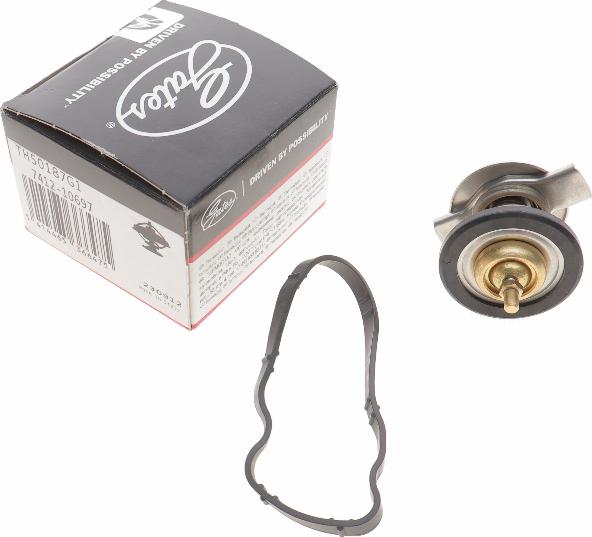 Gates TH50187G1 - Coolant thermostat / housing onlydrive.pro