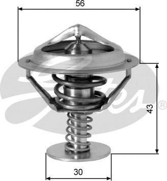 Gates TH05382G1 - Termostats, Dzesēšanas šķidrums onlydrive.pro