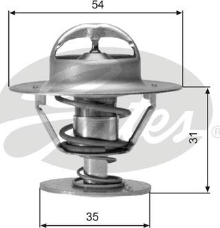 Gates TH00682G1 - Termostats, Dzesēšanas šķidrums onlydrive.pro